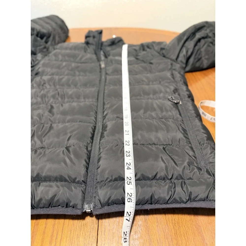 EDDIE BAUER Black Warm EB650 DOWN WINTER JACKET Puffer Hike Ski Coat Men's S - Picture 7 of 7